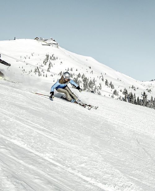 Skifahren mit Schmitten-Gipfel