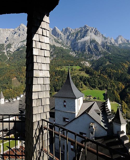 Aussicht von der Burg Hohenwerfen