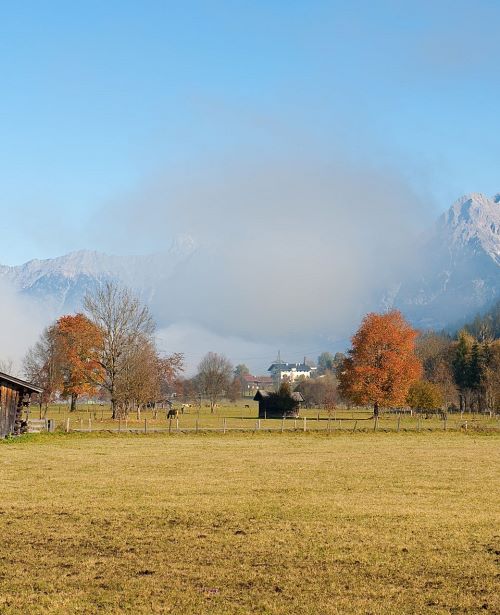 Herbst Landschaft Maishofen