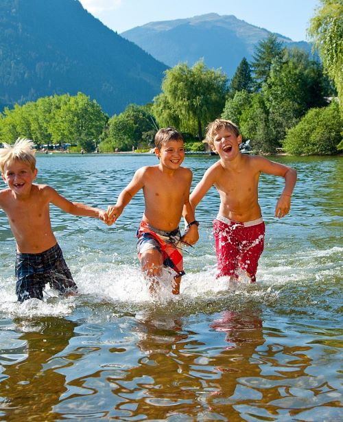 Schwimmen Zeller See Kinder