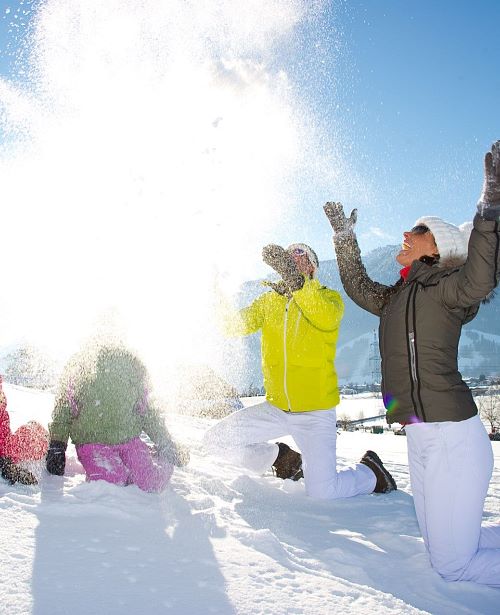 Winter Maishofen Familie